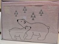 ARCTIC BEAR WAFFLE COT